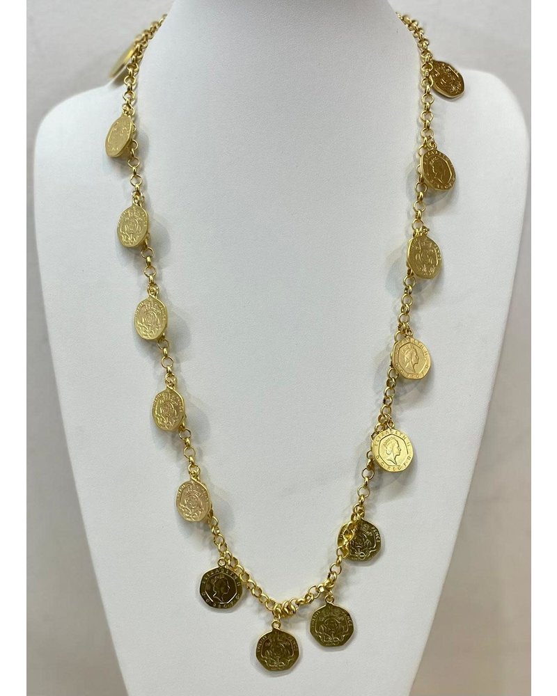 MULTI COINS GOLD NECKLACE