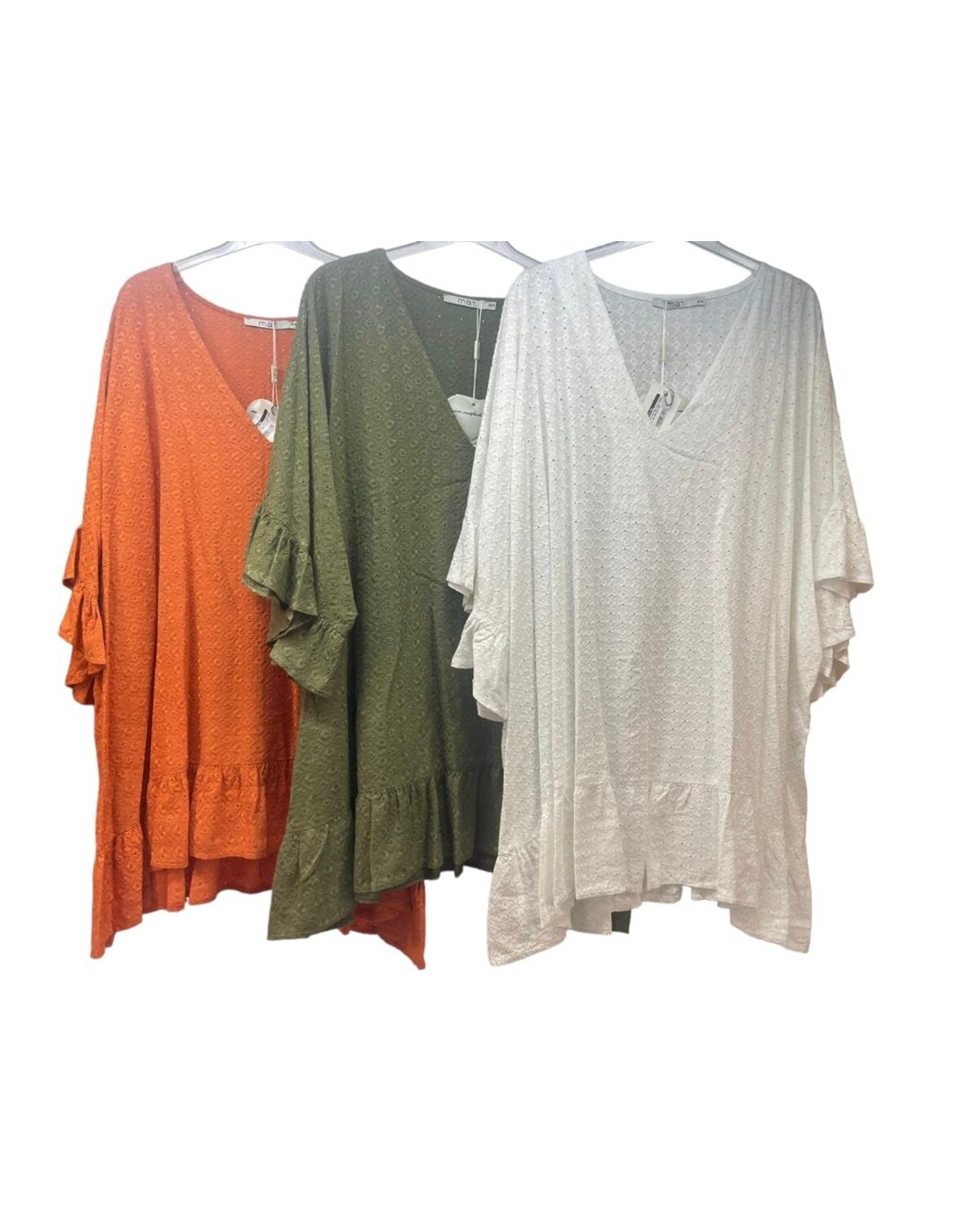 V neck Lace Tunic