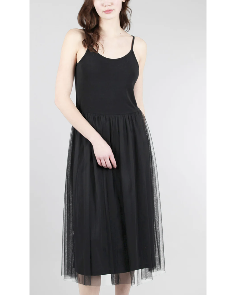 SANDY LAYER DRESS, BLACK TULLE Kozan