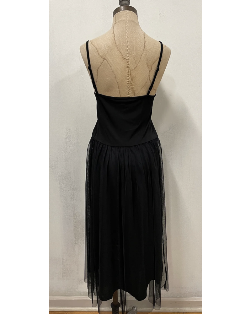 SANDY LAYER DRESS, BLACK TULLE Kozan