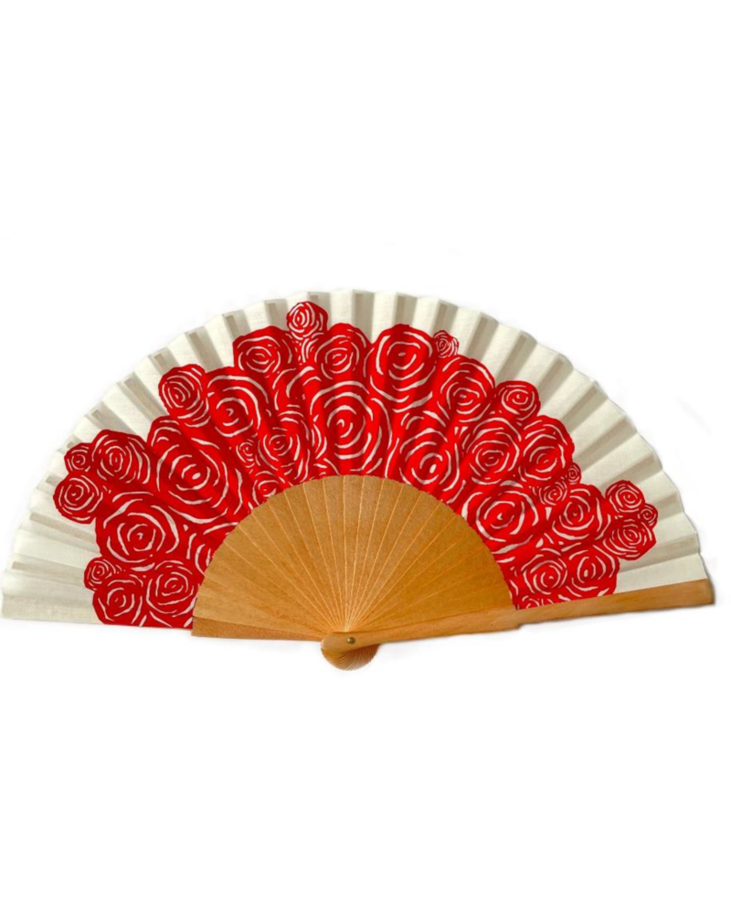 Roses Hand Fan