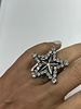 Super Star ring Antique silver