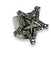 Super Star ring Antique silver