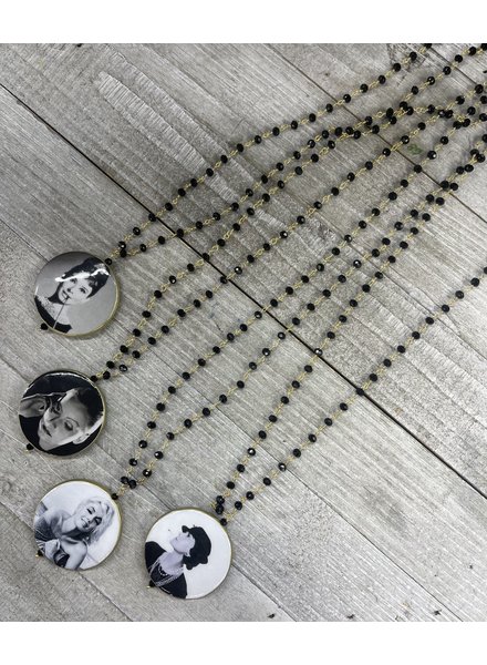 32" Classic Movie Artists Necklace