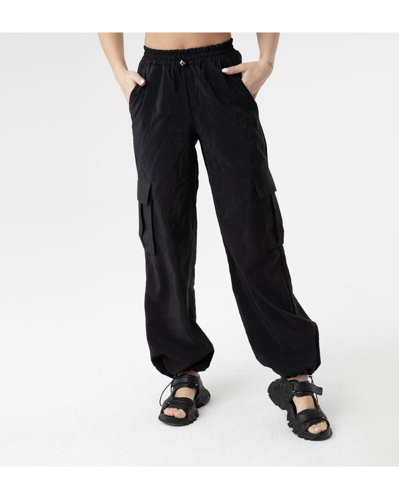 High-Waisted Texture Pants