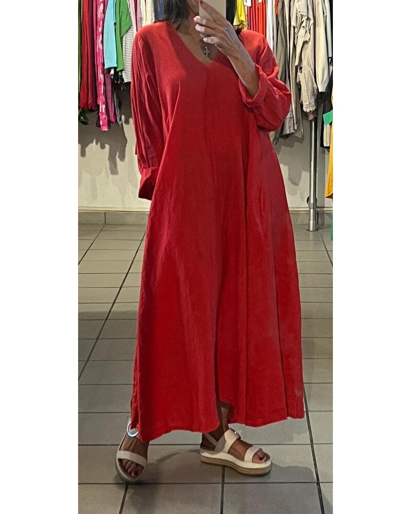 High Quality Linen Dress One size