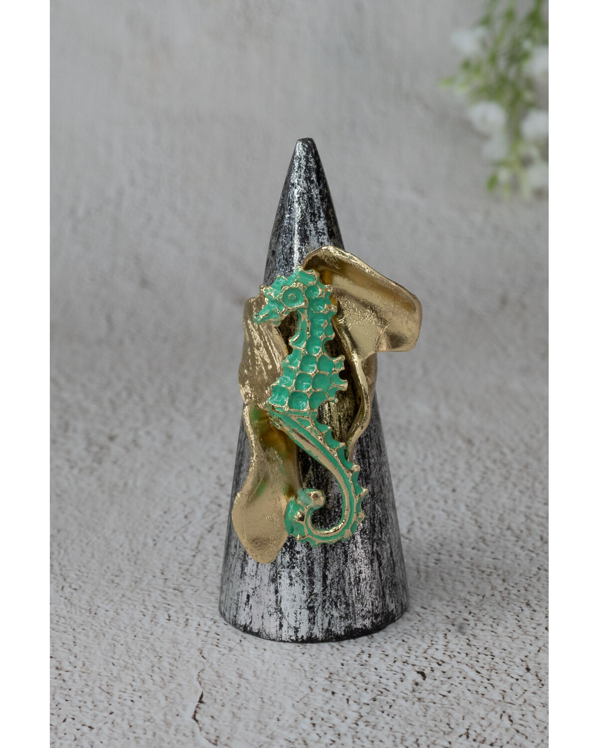 Sea Horse adjustable ring