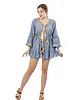 6909 - SHORT DENIM KIMONO