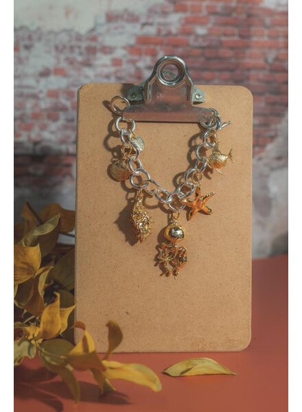 4 Soles Two Tone Jellyfish Bracelet