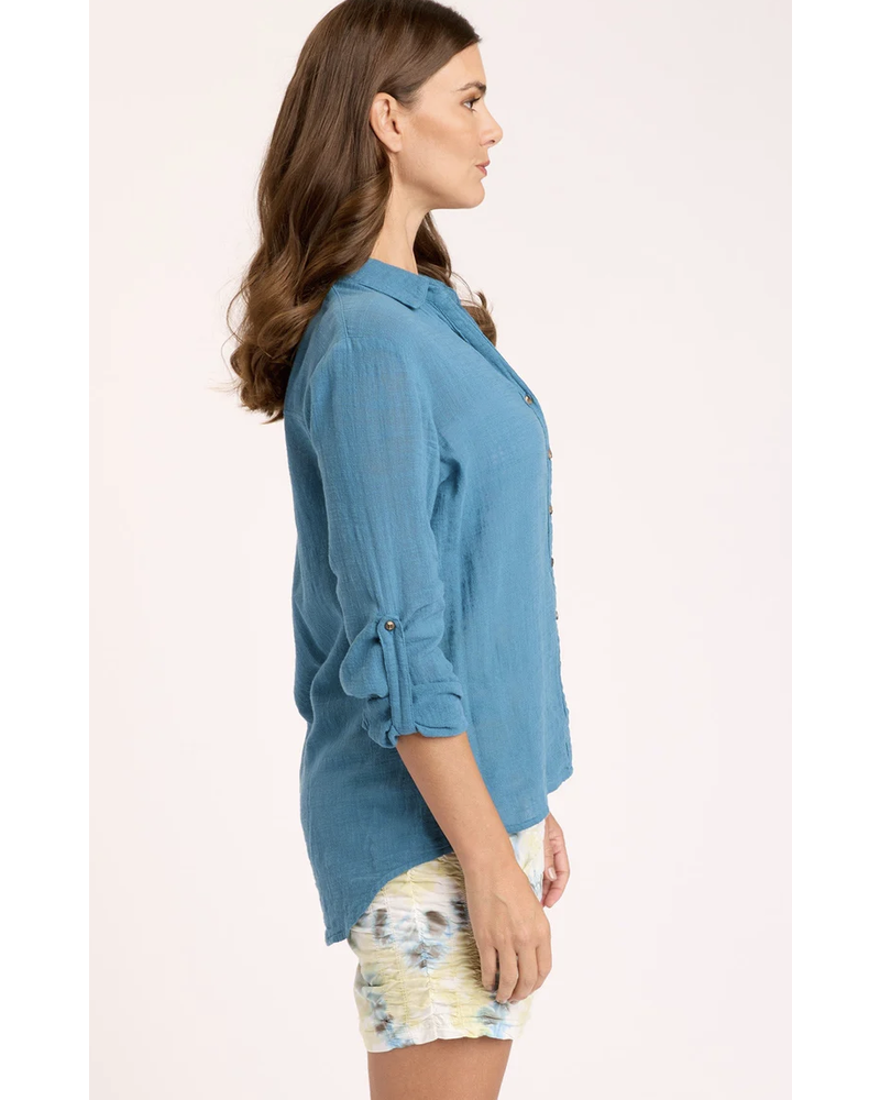 PORTER BLOUSE DENIM