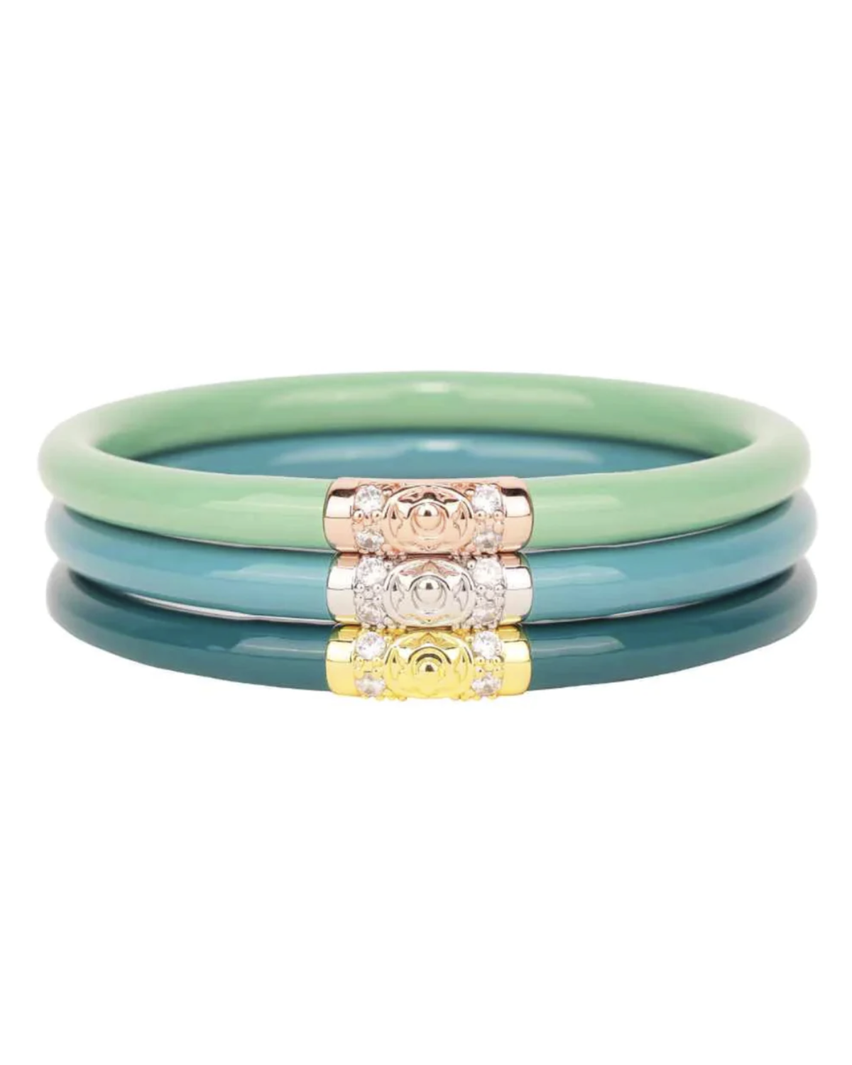 BUDHAGIRL THREE KINGS ALL WEATHER BANGLES - FJORD
