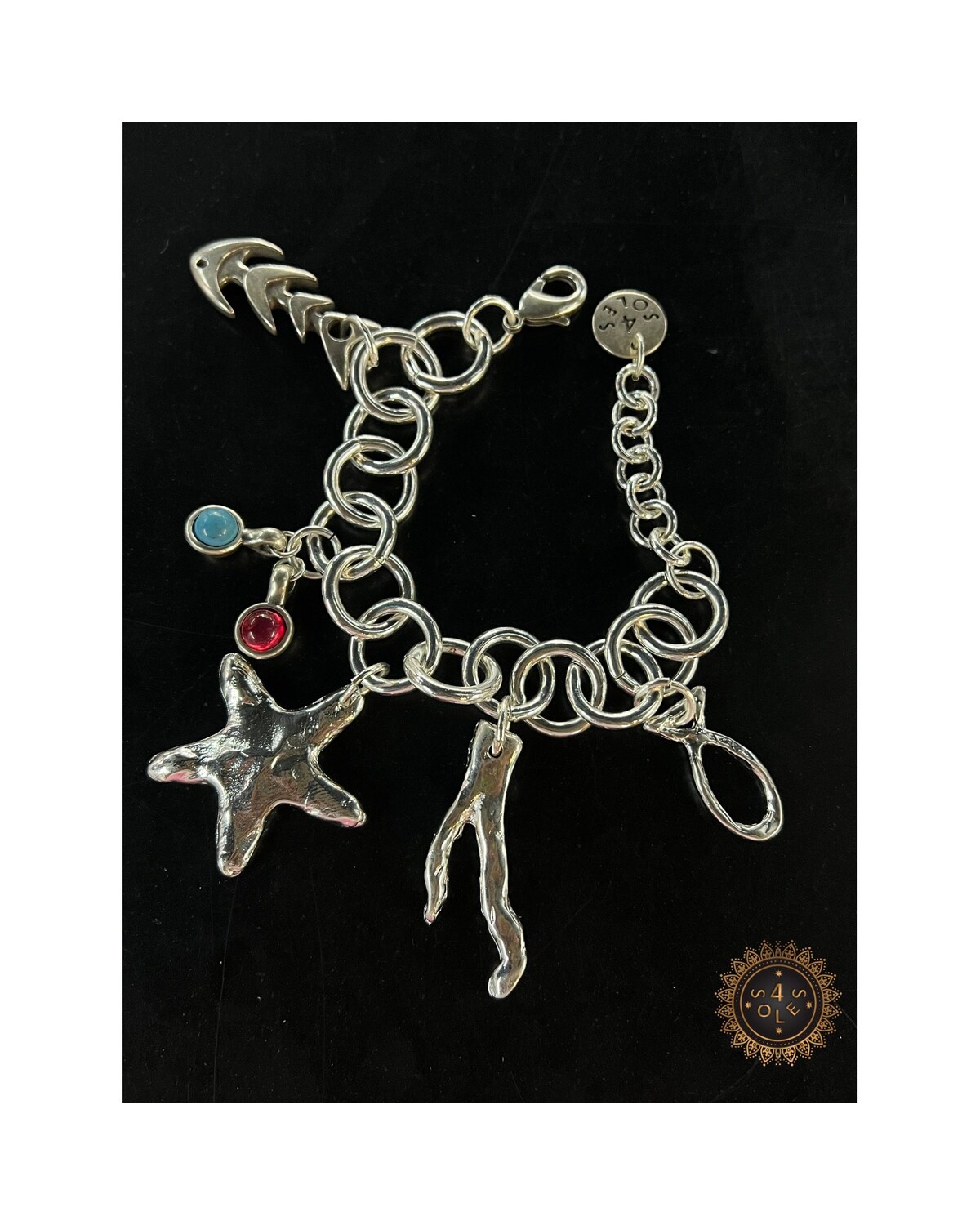 Starfish/coral charm Bracelet