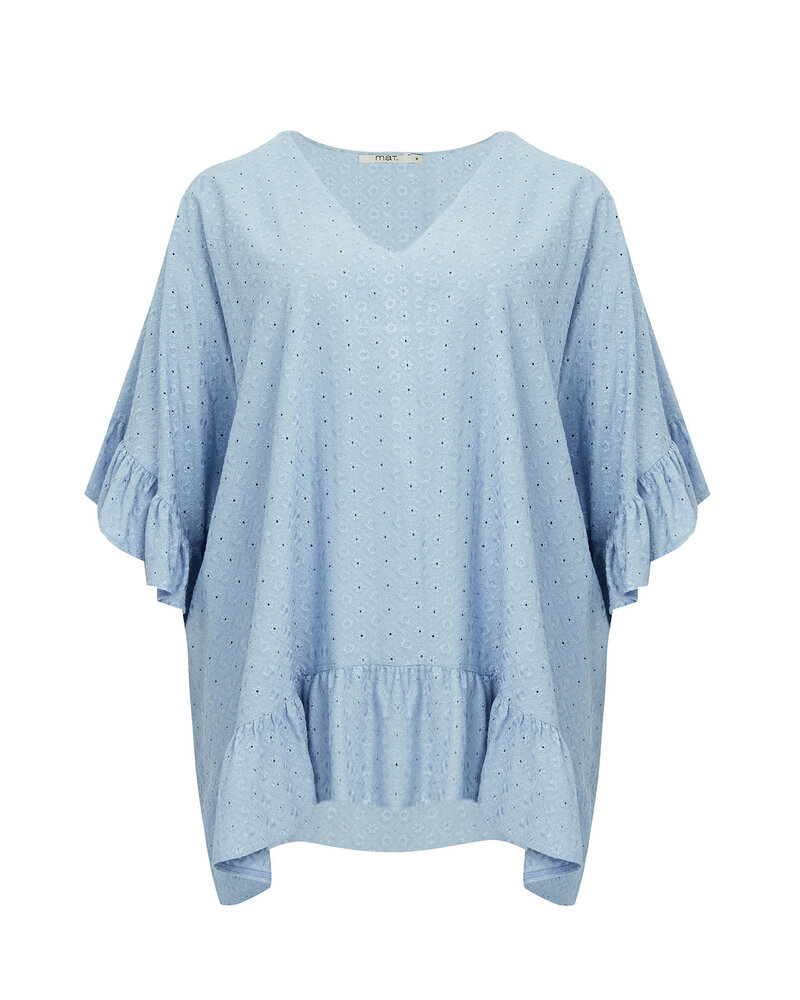 V neck Lace Tunic