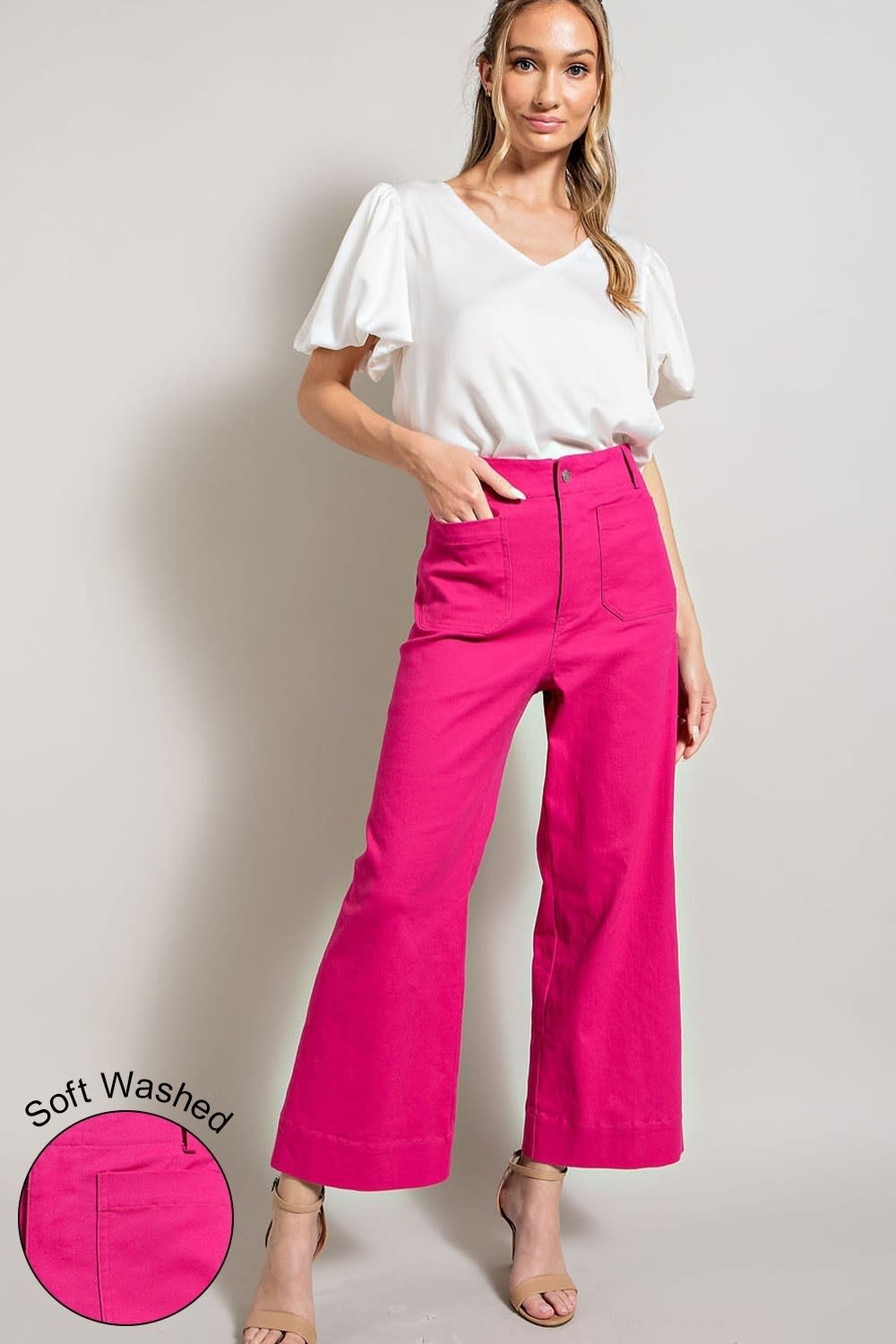 High Waisted Linen Wide Leg Pants – Inspired Style Group