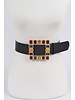 Rhinestone Gemstone Square Plus Size Belt