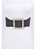 Crystal Pave Square Buckle Elastic Belt(more Colors)