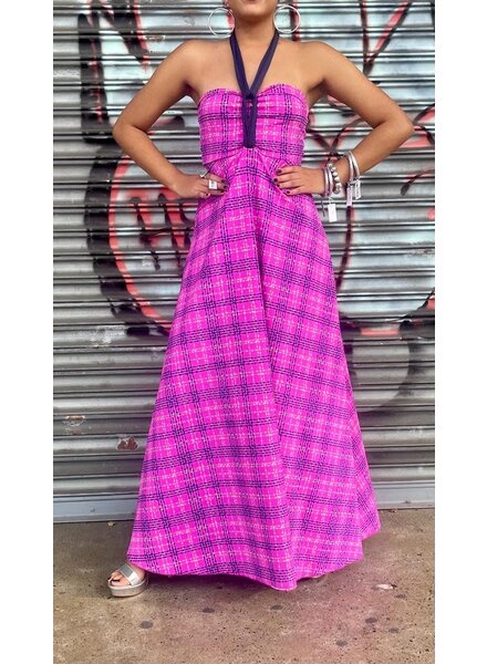 Pink Maxi Dress by Claudia Orozco