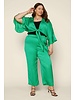 xs Satin Crop Top Set
