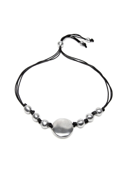 COLLIER COURT BOULES ET RONDE PLAT AL02207