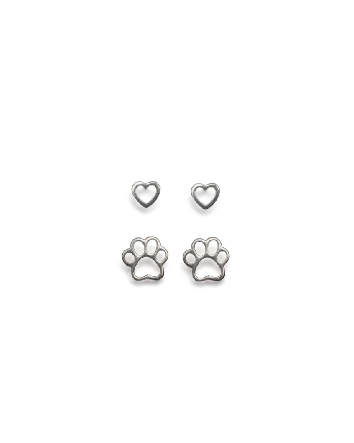 ORECCHINI 2 PAIA CUORE/ZAMPA LO80279