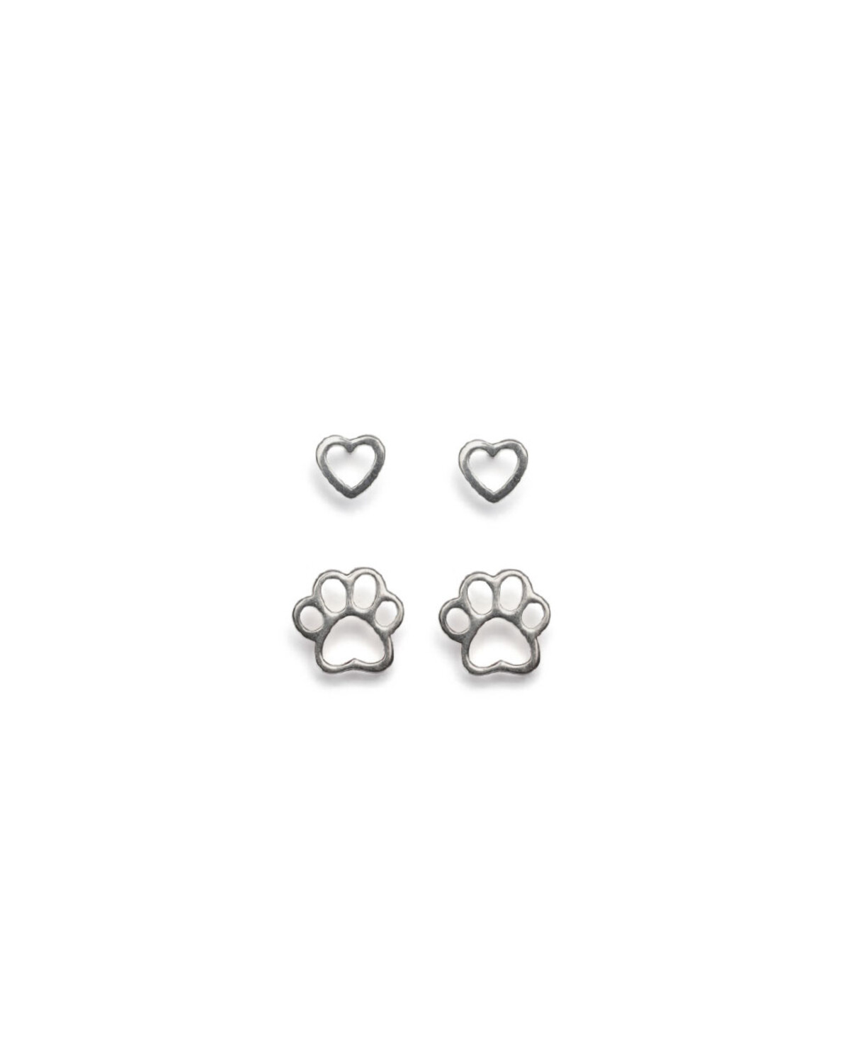ORECCHINI 2 PAIA CUORE/ZAMPA LO80279