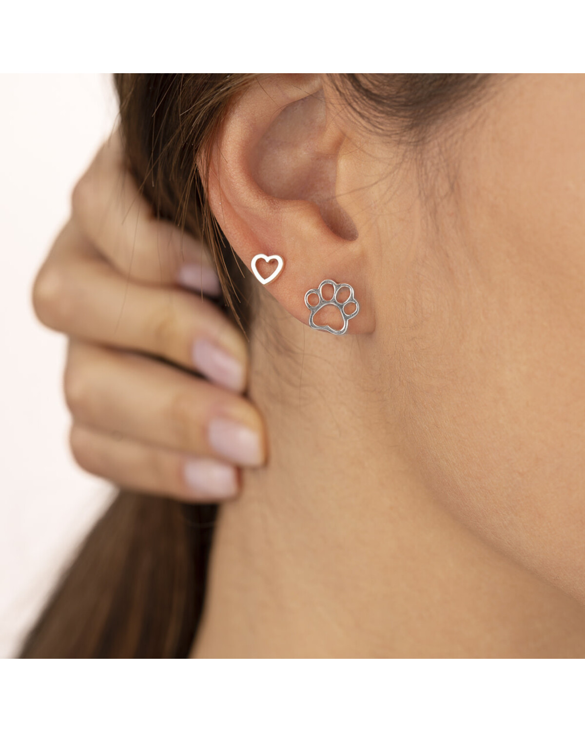 ORECCHINI 2 PAIA CUORE/ZAMPA LO80279
