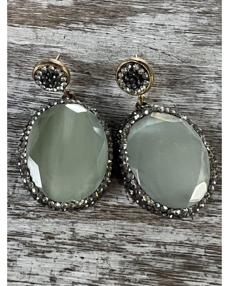 Agatha mint earrings