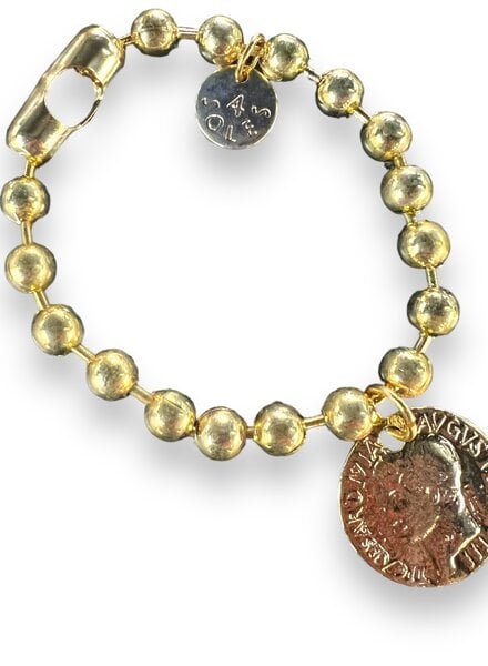 6m coins bracelet by 4 soles