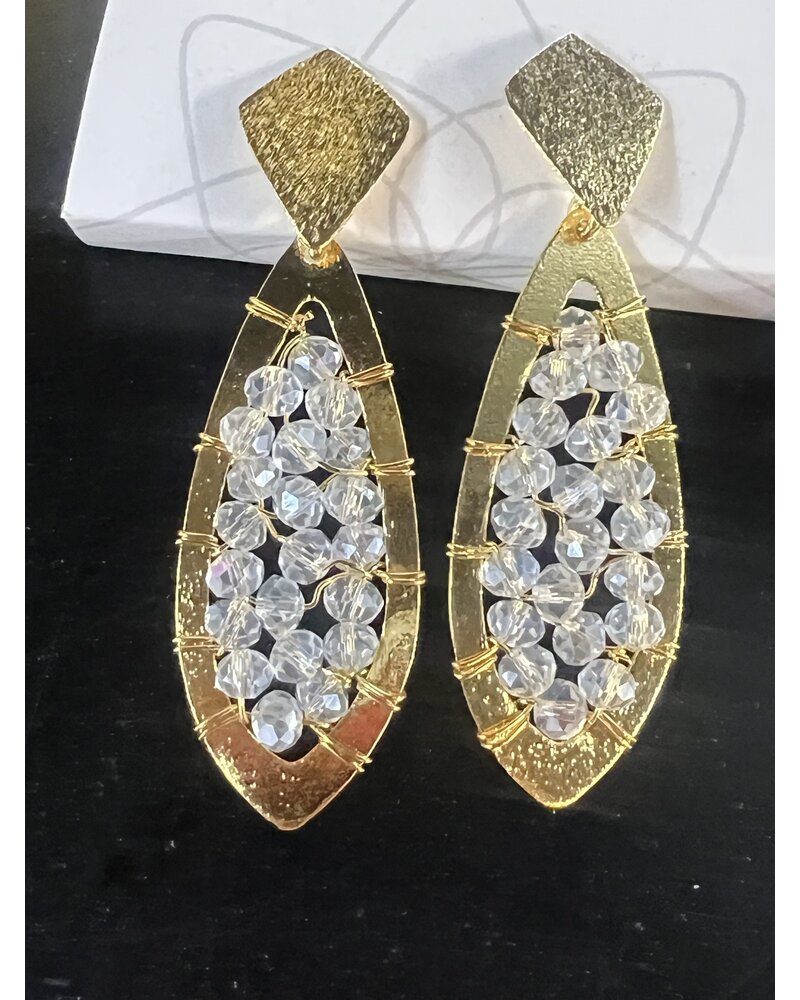 Crystals earrings