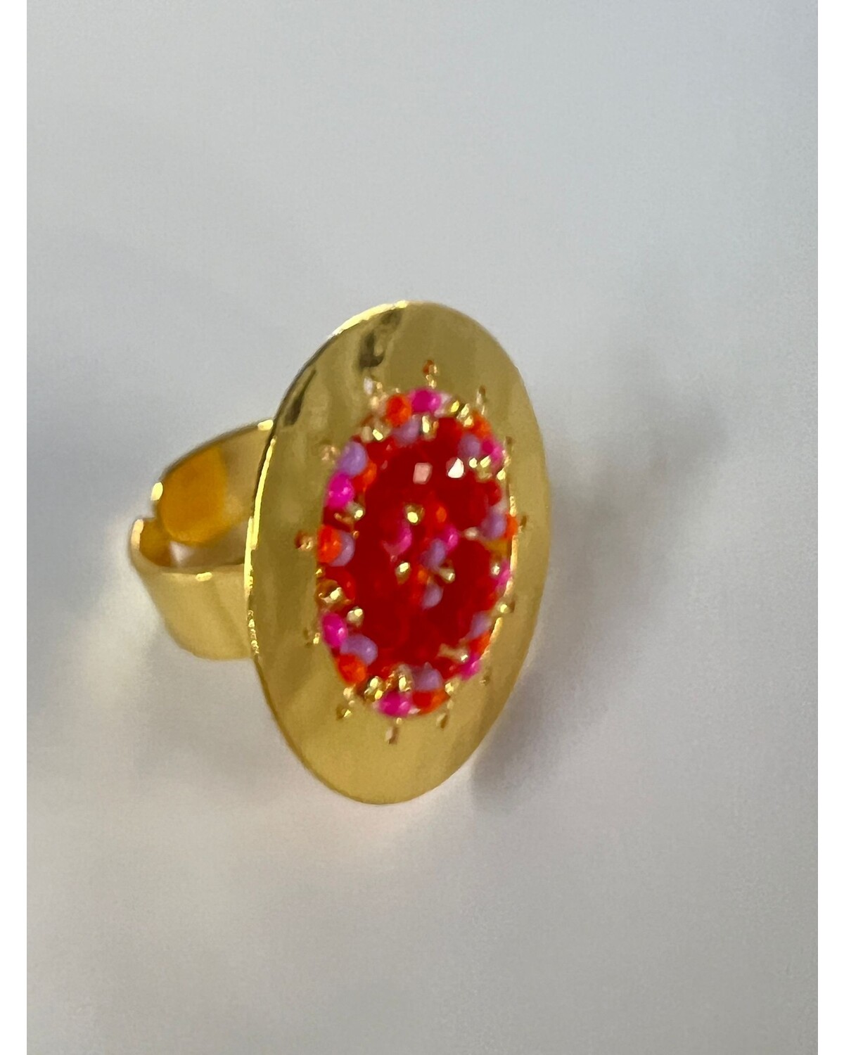Hand Made Adjustable ring 18k