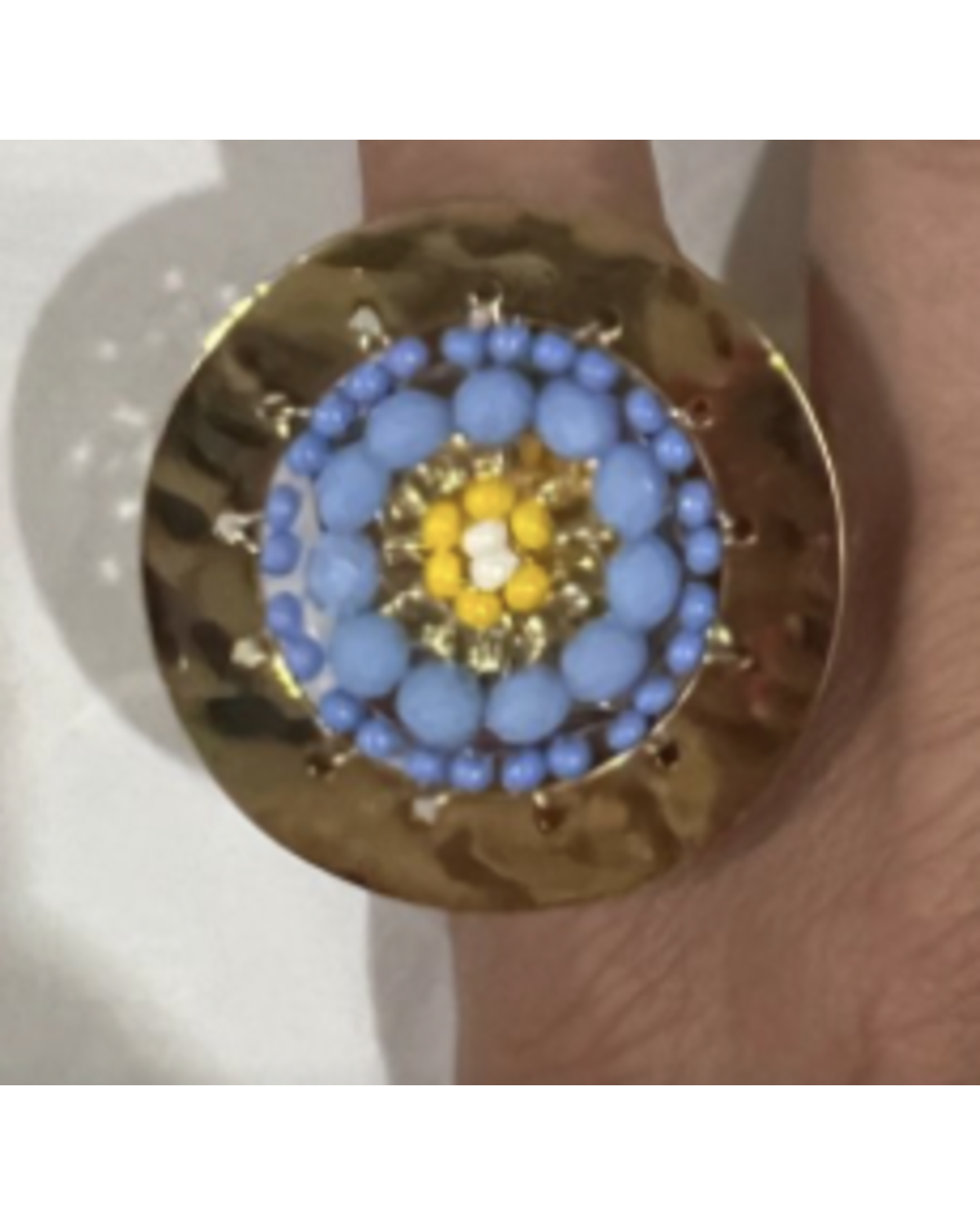 Hand Made Adjustable ring 18k