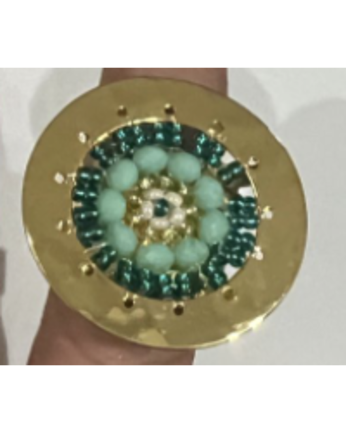 Hand Made Adjustable ring 18k