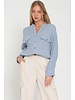 LONG SLEEVE THE POCKETS BUTTON DOWN SHIRT TOP