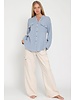 LONG SLEEVE THE POCKETS BUTTON DOWN SHIRT TOP