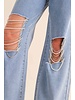 Distressed Washed Loose Jeans