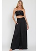 SEQUIN TUBE CROPPED TOP & LONG PANTS SET