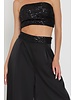 SEQUIN TUBE CROPPED TOP & LONG PANTS SET