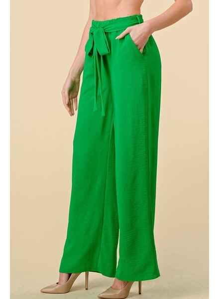 pants w/belt  Kelly green