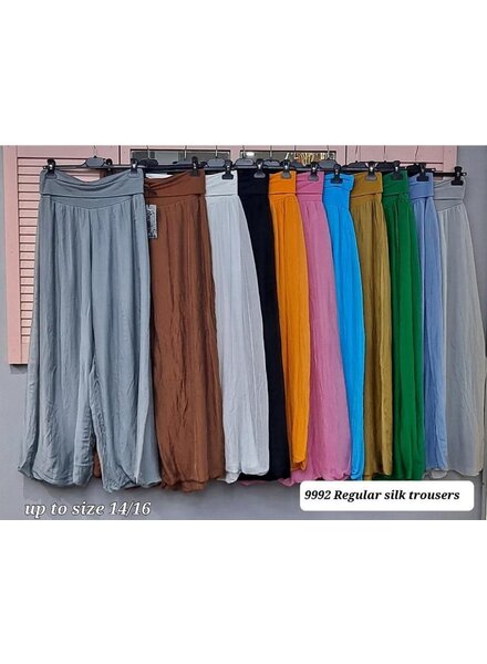 One Size Silk pants up to 14