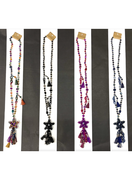Beads Long Necklace and Star