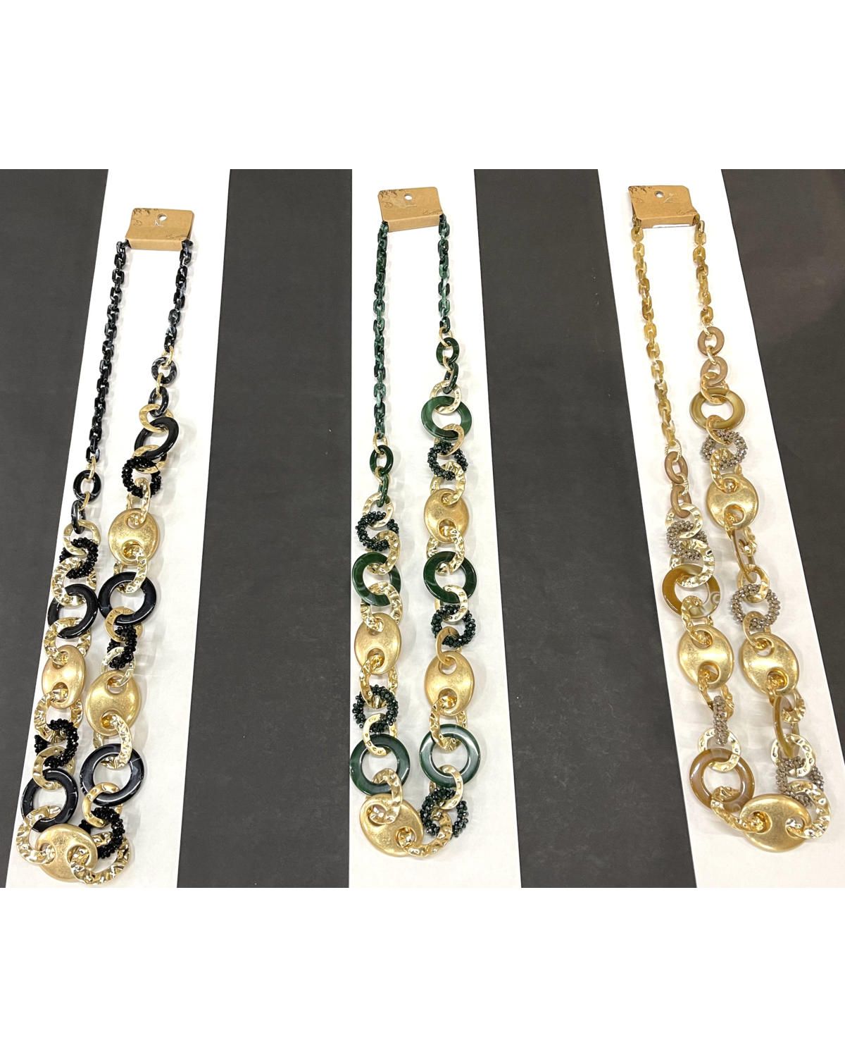 Long Necklace W/ Beads and Gucci