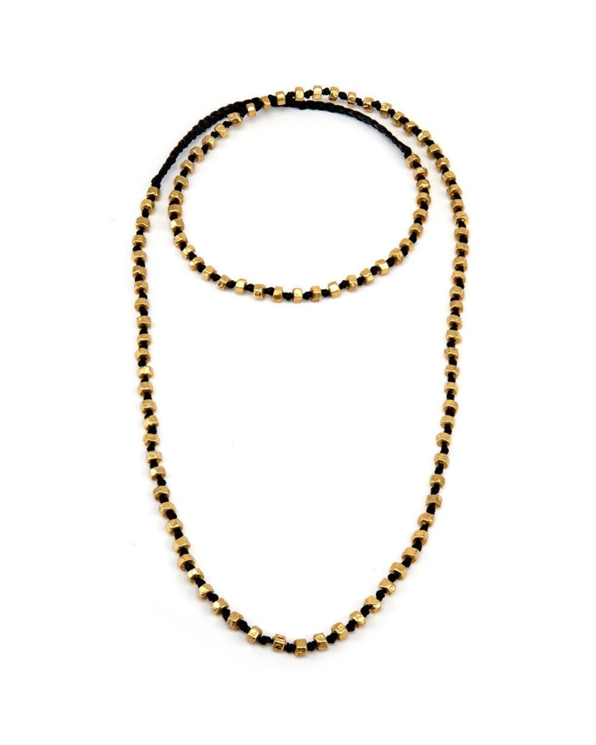 dry1007MACRAME CUBES NECKLACE
