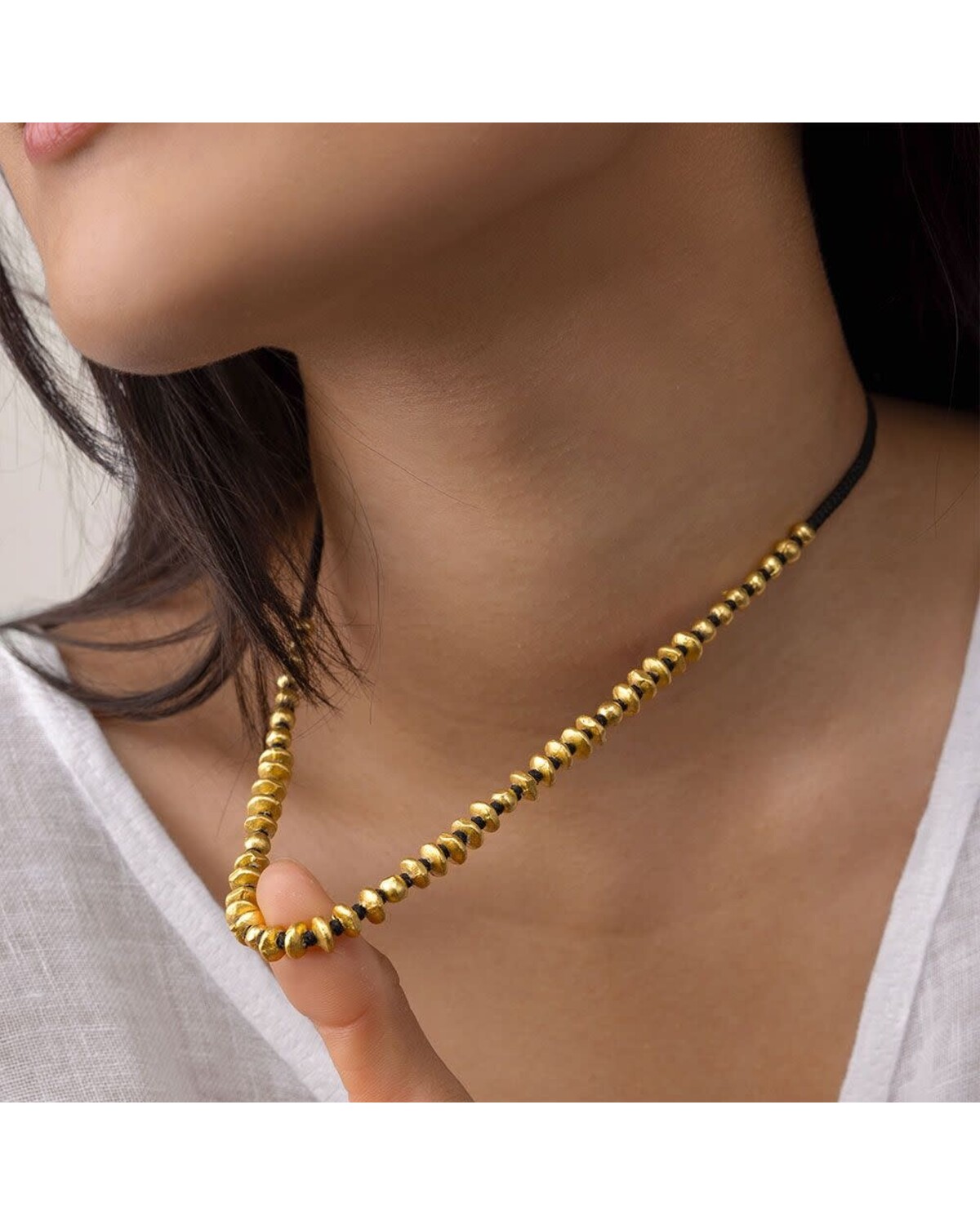 dry1503MACRAME WASHERS NECKLACE