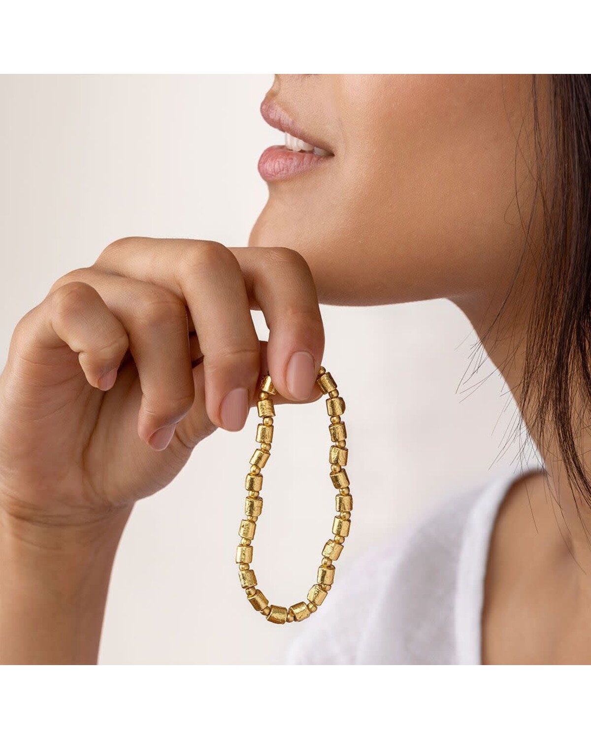 dry4001 ELASTIC BRACELET LITTLE CYLINDERS