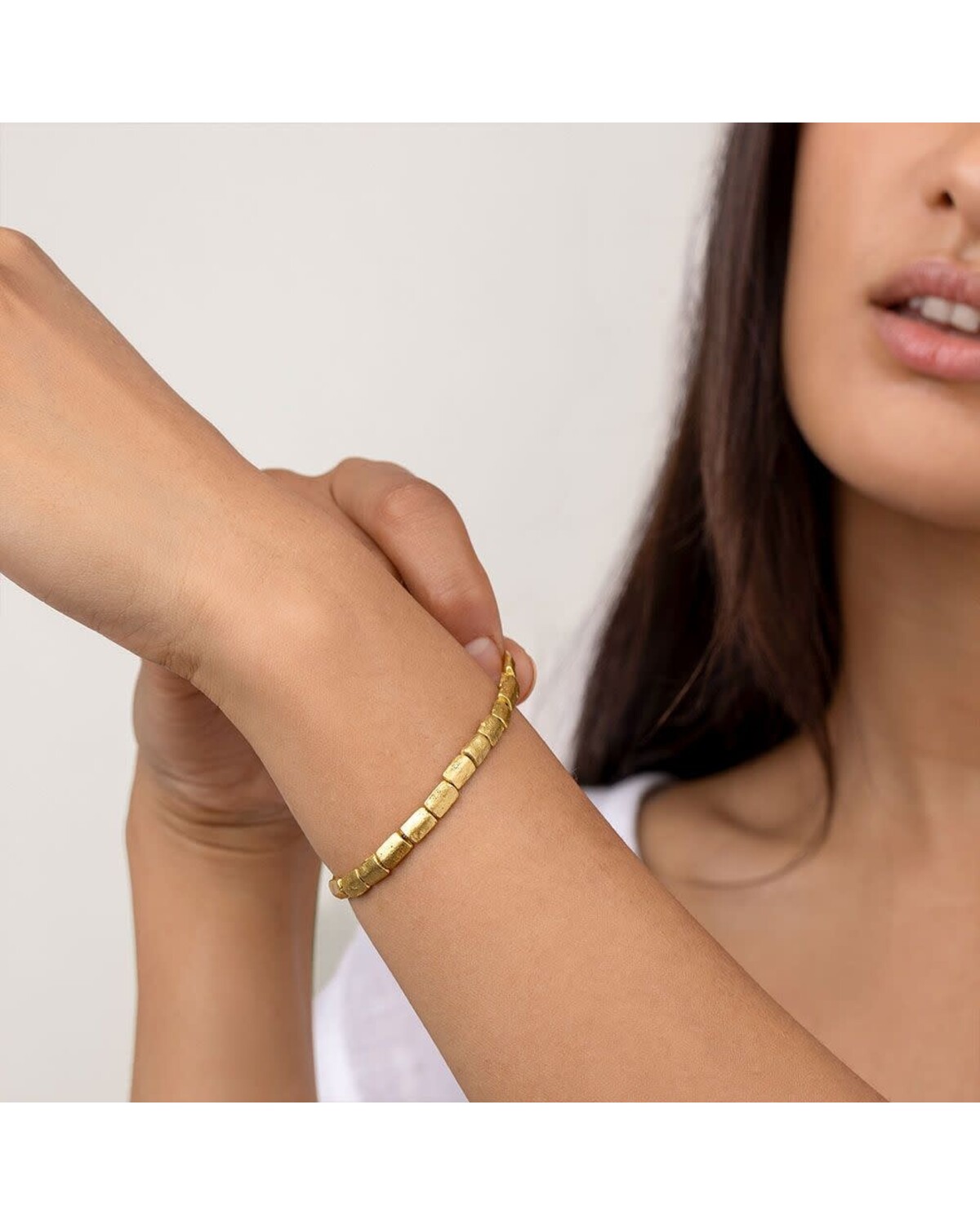 DRY4006 ELASTIC BRACELET LITTLE RECTANGLES
