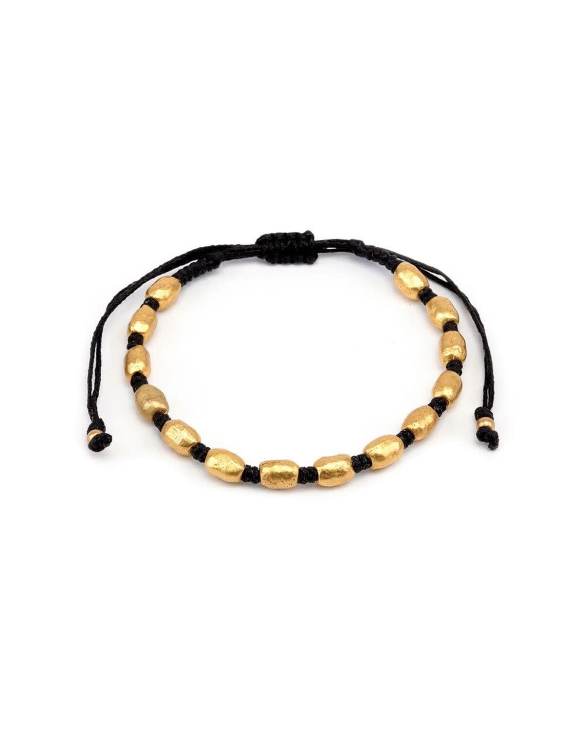 dry4502 BRACELET MACRAME NUGGETS
