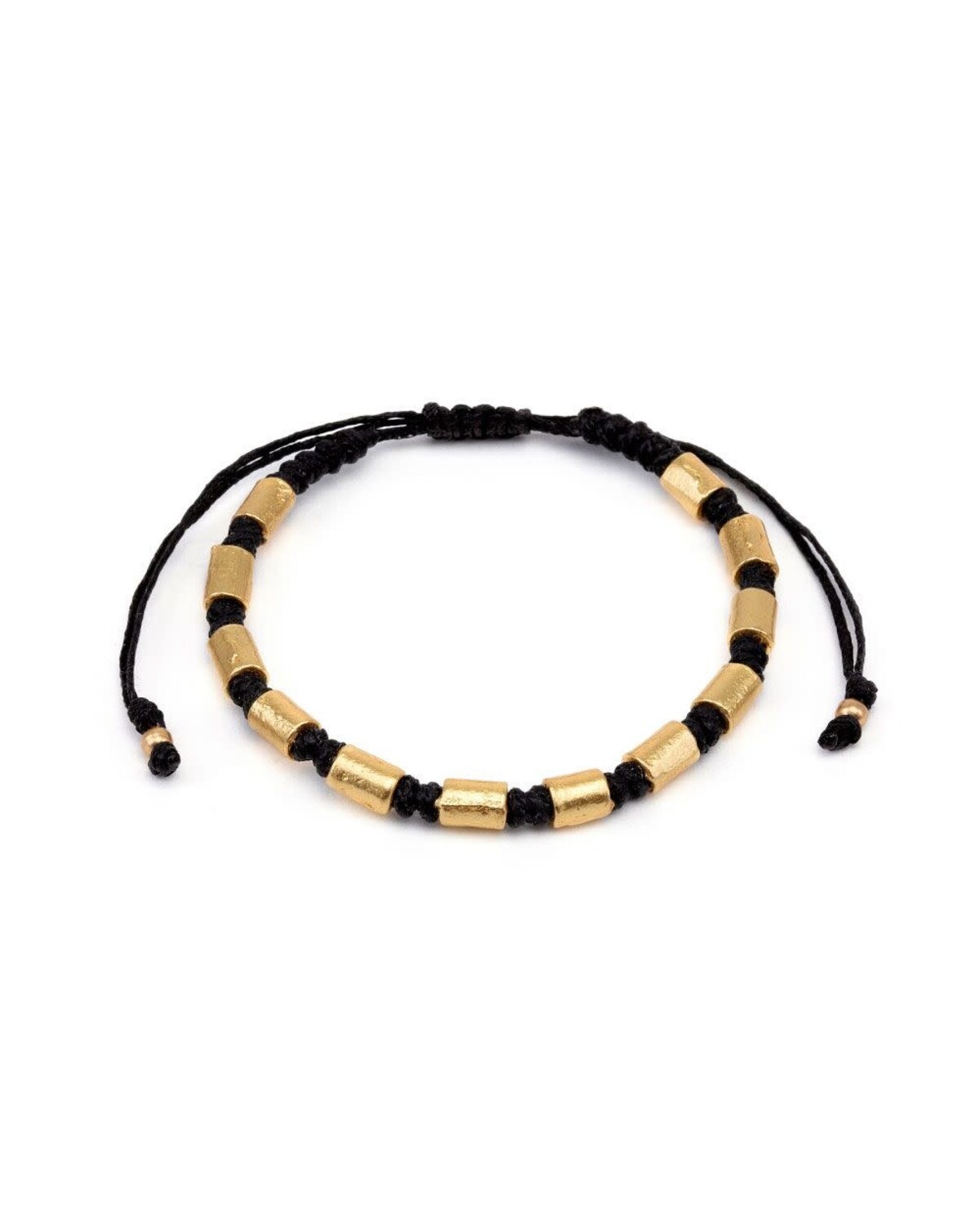 DRY4503BRACELET MACRAME CYLINDERS