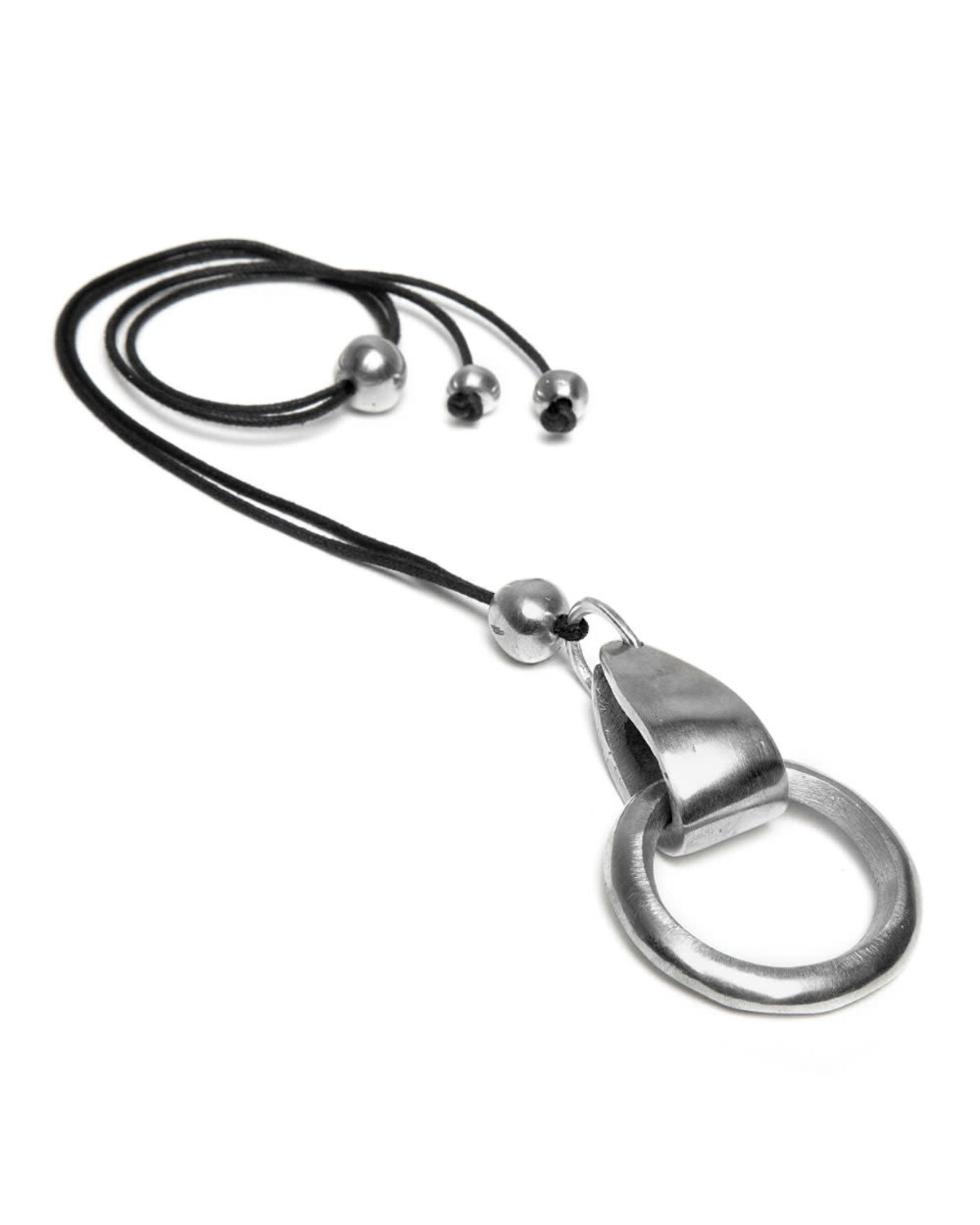 al04253PENDENTIF RONDE E OVALE PLIE
