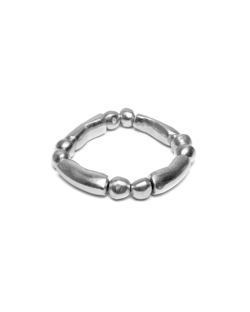 al01151BRACELETS ELASTIQUE ELEMENT PLIE E BOULE