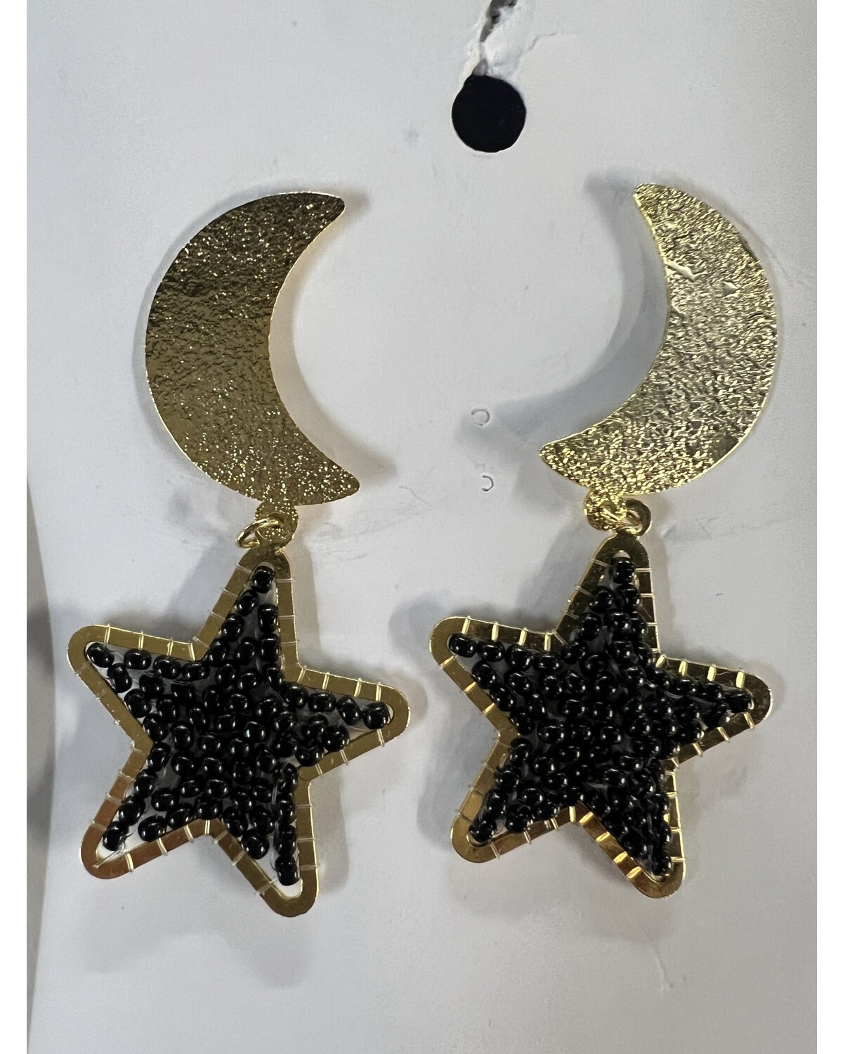 Moon and star earrings